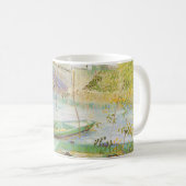 Vincent van Gogh Fishing im Frühling, Pont de Clic Kaffeetasse (VorderseiteRechts)