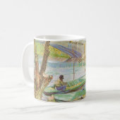 Vincent van Gogh Fishing im Frühling, Pont de Clic Kaffeetasse (Vorderseite Links)