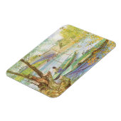 Vincent van Gogh Fishing im Frühling, Pont de Clic Magnet (Linke Seite)