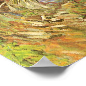 Vincent van Gogh Fishing im Frühling, Pont de Clic Poster (Ecke)