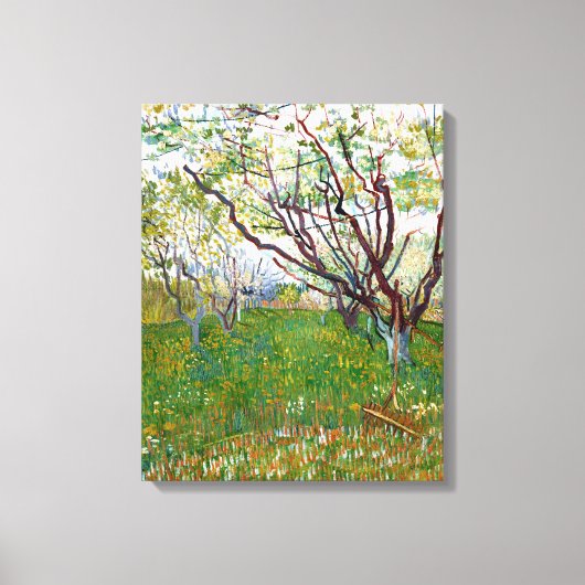 Vincent van Gogh Flower Orchard Leinwanddruck (Vorderseite)