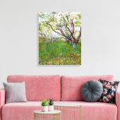 Vincent van Gogh Flower Orchard Leinwanddruck (Insitu (Wohnzimmer))