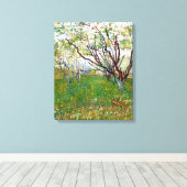 Vincent van Gogh Flower Orchard Leinwanddruck (Insitu (Holzboden))
