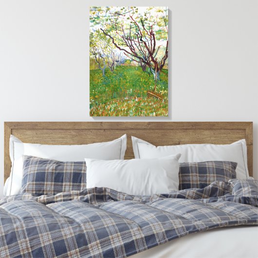 Vincent van Gogh Flower Orchard Leinwanddruck (Insitu (Schlafzimmer))