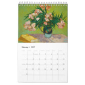 Vincent van Gogh Flowers Calendar Kalender (Feb 2027)