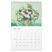 Vincent van Gogh Flowers Calendar Kalender (Mär 2027)