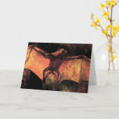 Vincent Van Gogh - Flying Fox - Halloween Fine Art Karte (Gelbe Blume)