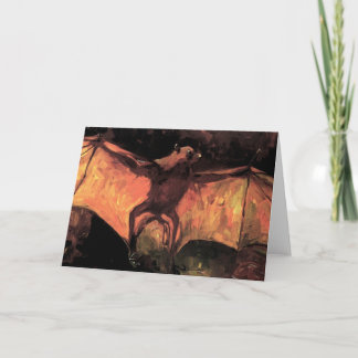 Vincent Van Gogh - Flying Fox - Halloween Fine Art Karte