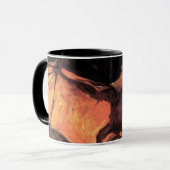 Vincent Van Gogh - Flying Fox - Halloween Fine Art Tasse (Vorderseite Links)