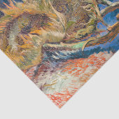 Vincent van Gogh - Four Cut Sunflowers Seidenpapier (Ausschnitt)