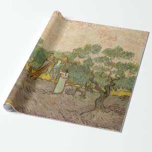Vincent van Gogh - Frauen beim Olivenpflücken Geschenkpapier