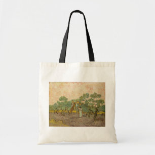 Vincent van Gogh - Frauen beim Olivenpflücken Tragetasche