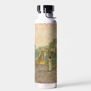 Vincent van Gogh - Frauen beim Olivenpflücken Trinkflasche