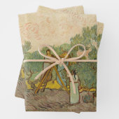 Vincent van Gogh - Frauen, die Oliven pflücken Geschenkpapier Set (Beispiel)