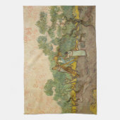 Vincent van Gogh - Frauen, die Oliven pflücken Geschirrtuch (Vertikal)