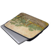 Vincent van Gogh - Frauen, die Oliven pflücken Laptopschutzhülle (Vorne Knopf)