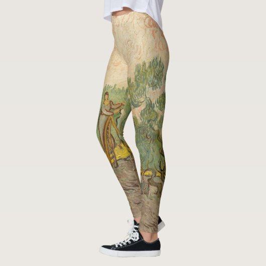 Vincent van Gogh - Frauen, die Oliven pflücken Leggings (Links)
