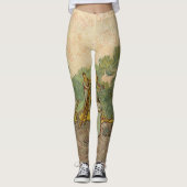 Vincent van Gogh - Frauen, die Oliven pflücken Leggings (Vorderseite)