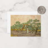 Vincent van Gogh - Frauen, die Oliven pflücken Mitteilungskarte (Vorderseite/Rückseite Beispiel)