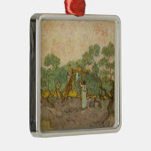 Vincent van Gogh - Frauen, die Oliven pflücken Ornament Aus Metall (Rechts)