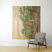 Vincent van Gogh - Frauen, die Oliven pflücken Wandteppich (Beispiel)