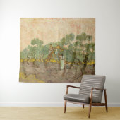 Vincent van Gogh - Frauen, die Oliven pflücken Wandteppich (Beispiel (Horizontal))