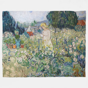 Vincent van Gogh - Fräulein Gachet in ihrem Garten Fleecedecke