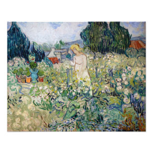 Vincent van Gogh - Fräulein Gachet in ihrem Garten Fotodruck