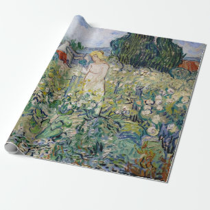 Vincent van Gogh - Fräulein Gachet in ihrem Garten Geschenkpapier