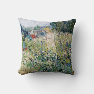 Vincent van Gogh - Fräulein Gachet in ihrem Garten Kissen