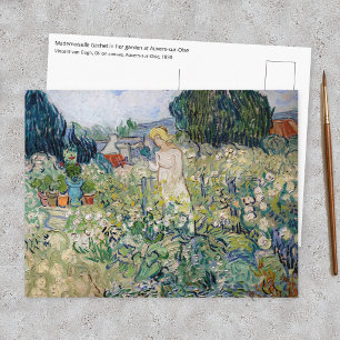 Vincent van Gogh - Fräulein Gachet in ihrem Garten Postkarte