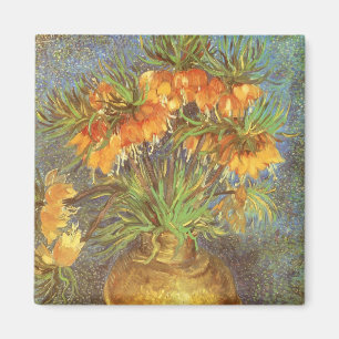 Vincent van Gogh - Fritillarien in einer Kupfervas Magnet