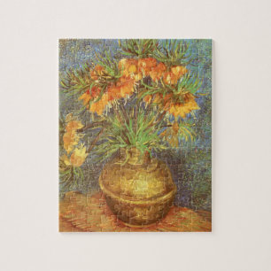 Vincent van Gogh - Fritillarien in einer Kupfervas Puzzle