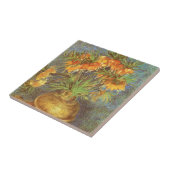 Vincent van Gogh - Fritillaries in einer Kupfervas Fliese (Seite)