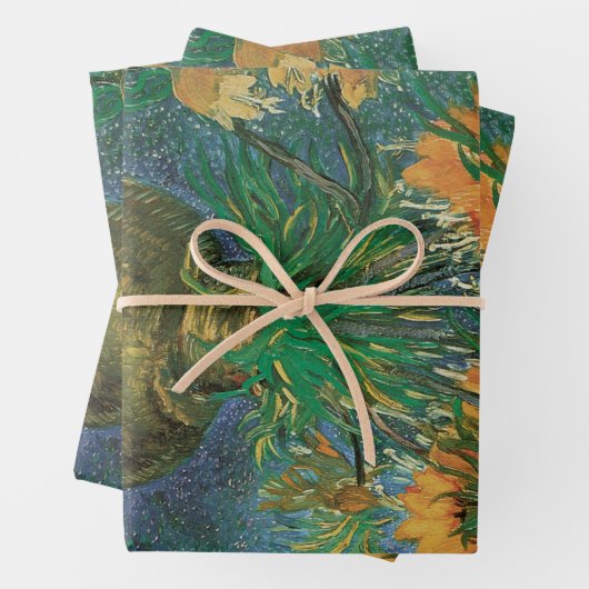 Vincent van Gogh - Fritillaries in einer Kupfervas Geschenkpapier Set (Beispiel)
