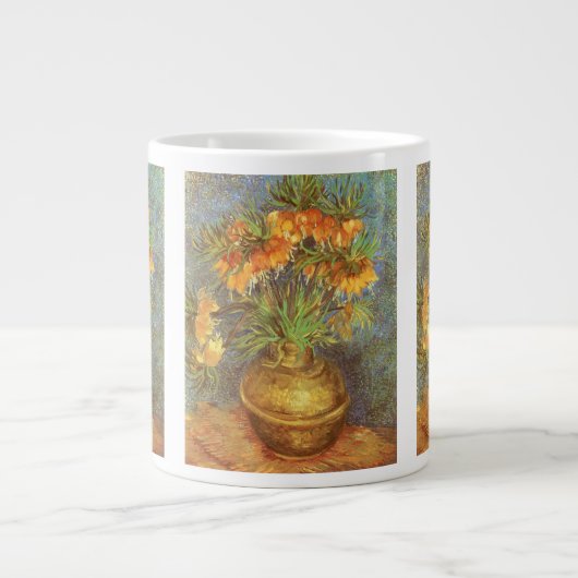 Vincent van Gogh - Fritillaries in einer Kupfervas Jumbo-Tasse (Vorderseite)
