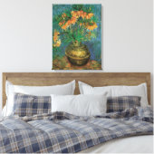 Vincent van Gogh - Fritillaries in einer Kupfervas Leinwanddruck (Insitu (Schlafzimmer))