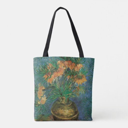 Vincent van Gogh - Fritillaries in einer Kupfervas Tasche (Rückseite)