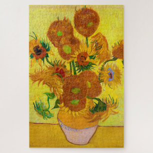 Vincent Van Gogh Fünfzehn Sonnenblumen in einer Va Puzzle
