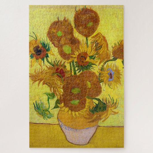 Vincent Van Gogh Fünfzehn Sonnenblumen in einer Va Puzzle (Vertikal)