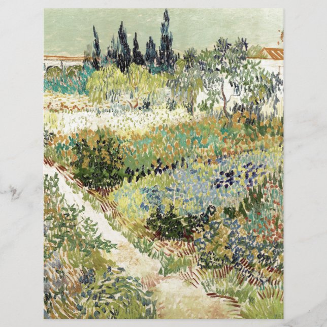 Vincent Van Gogh Garden at Arles (Vorderseite)