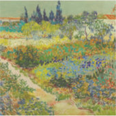 Vincent Van Gogh Garden at Arles Aufkleber (Vorderseite)