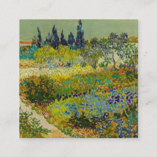 Vincent Van Gogh Garden at Arles Begleitkarte