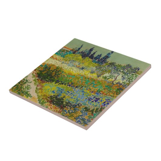 Vincent Van Gogh Garden at Arles Fliese (Seite)