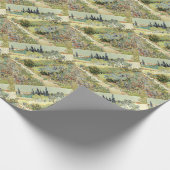 Vincent Van Gogh Garden at Arles Geschenkpapier (Ecke)