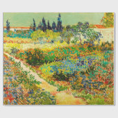 Vincent Van Gogh Garden at Arles Geschenkpapier (Flach)