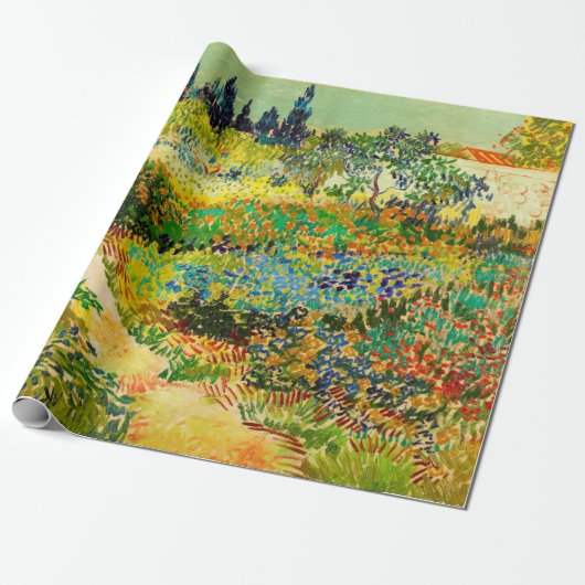 Vincent Van Gogh Garden at Arles Geschenkpapier (Ungerollt)