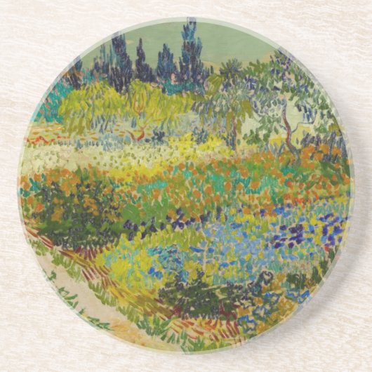 Vincent Van Gogh Garden at Arles Getränkeuntersetzer (Vorne)