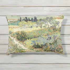 Vincent Van Gogh Garden at Arles Kissen Für Draußen