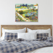 Vincent van Gogh Garden at Arles Leinwanddruck (Insitu (Schlafzimmer))